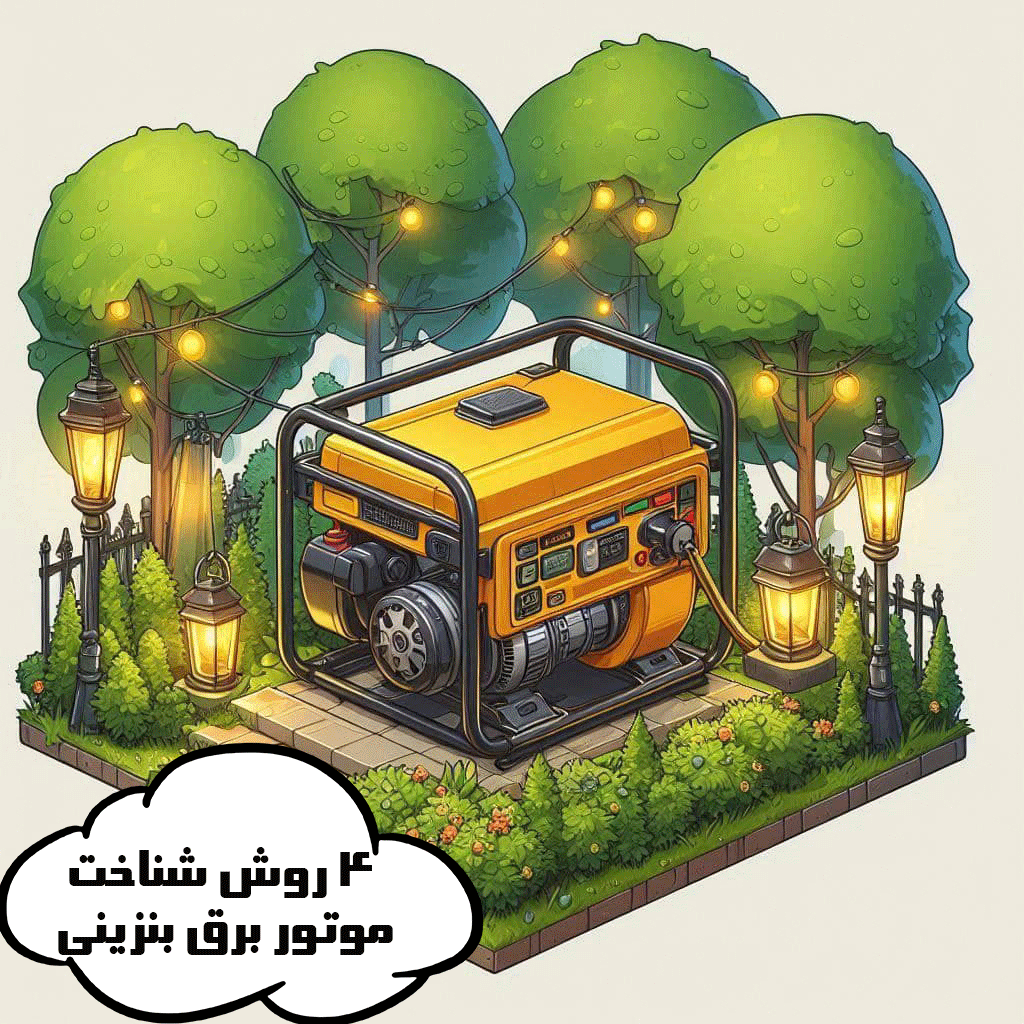 4 روش شناخت موتور برق بنزینی